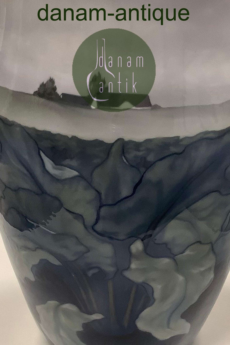 Royal Copenhagen Art Nouveau Unika Vase af Carl Mortensen fra 1898