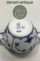 Royal Copenhagen Shell Painted Half Lace Zuckerdose ohne Deckel Nr. 605