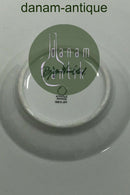 Bjørn Wiinblad for Nymølle round dish with green decoration Dec 84 (3130-84)