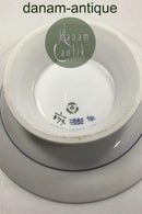 Royal Copenhagen Blaue geriffelte Halbspitzenserviette Nr. 579