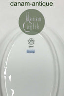 Royal Copenhagen Hotelporcelæn dekoreret med vilde planter Ovalt fad No 6009