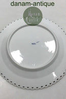 Royal Copenhagen Blue Fluted Full Lace Lunch Plate with Gold No 1086