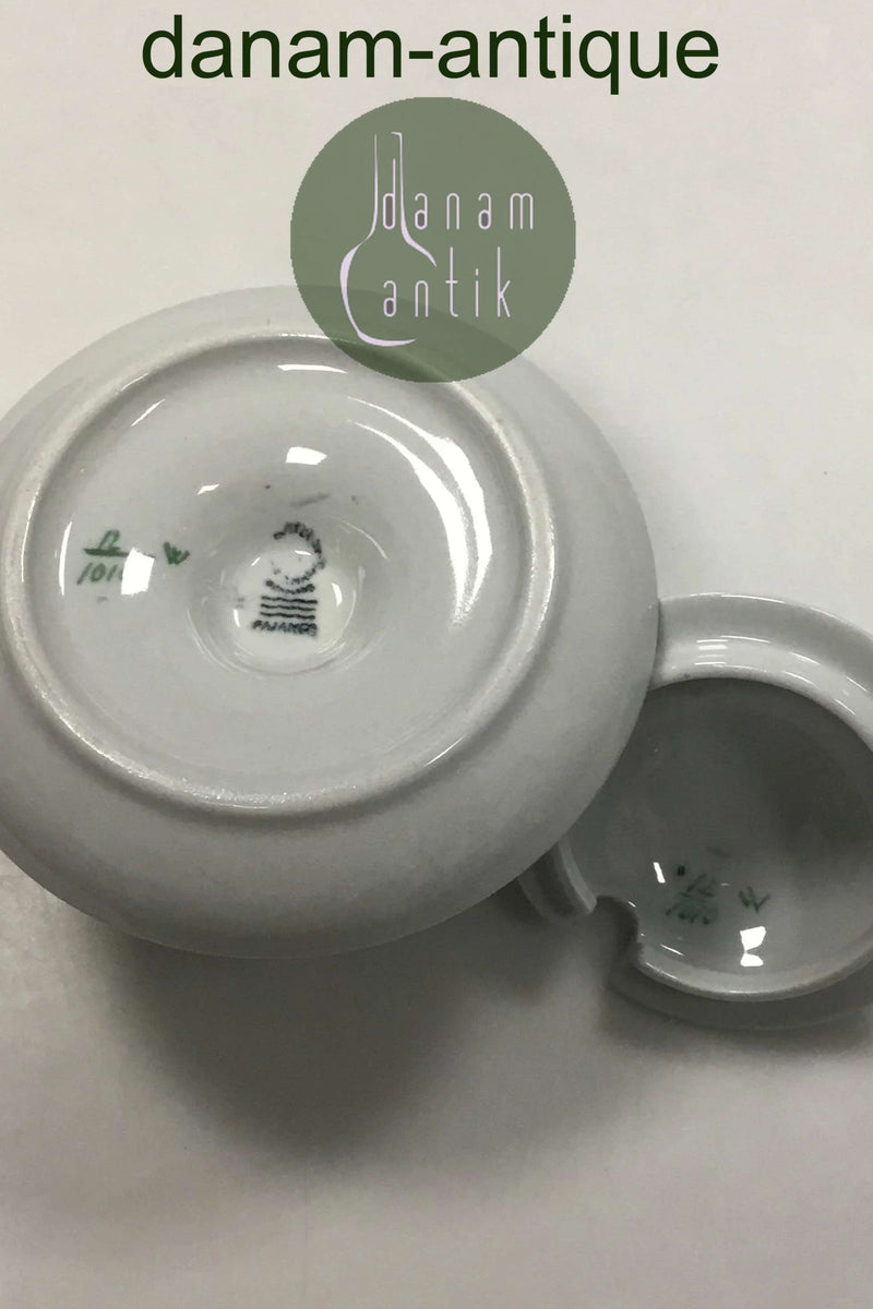 Royal Copenhagen Grøn Tranquebar Sennepskrukke No 1010