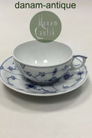 Royal Copenhagen Muschelmalet Riflet Teetasse Nr. 080/082