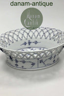 Royal Copenhagen Muschelmalet Vollblonde Obstschale Nr. 1055