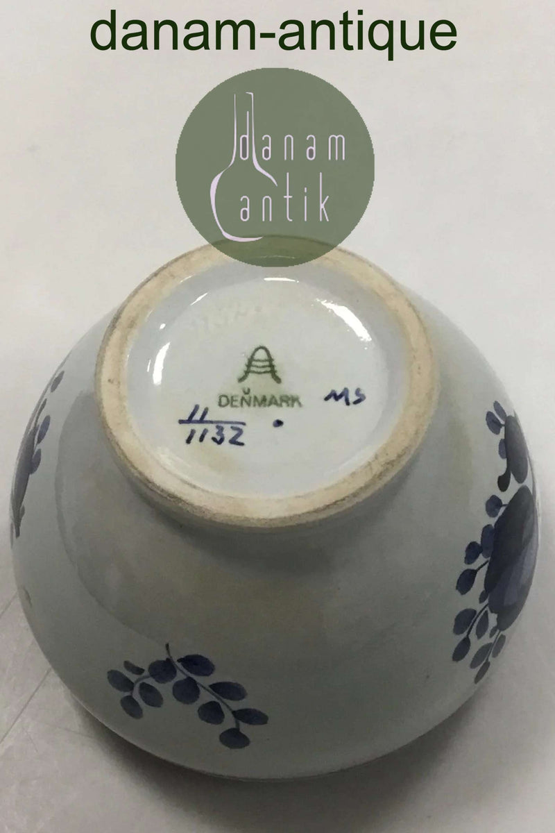 Royal Copenhagen Blå Tranquebar Sukkerskål uden låg No 1132