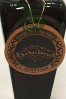 Holmegaard Apotekerflasken, krukke med tekst TINCT RHEI fra 1983