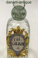Holmegaard Apotekerflasken, krukke med tekst ESS GALBAN fra 1993