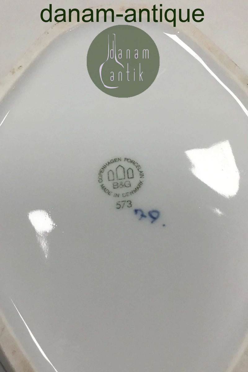 Bing og Grøndahl Empire Oval Skål No. 573/12 B