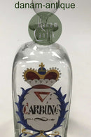 Holmegaard Apotekerflasken, krukke med tekst CARBUNC fra 1991