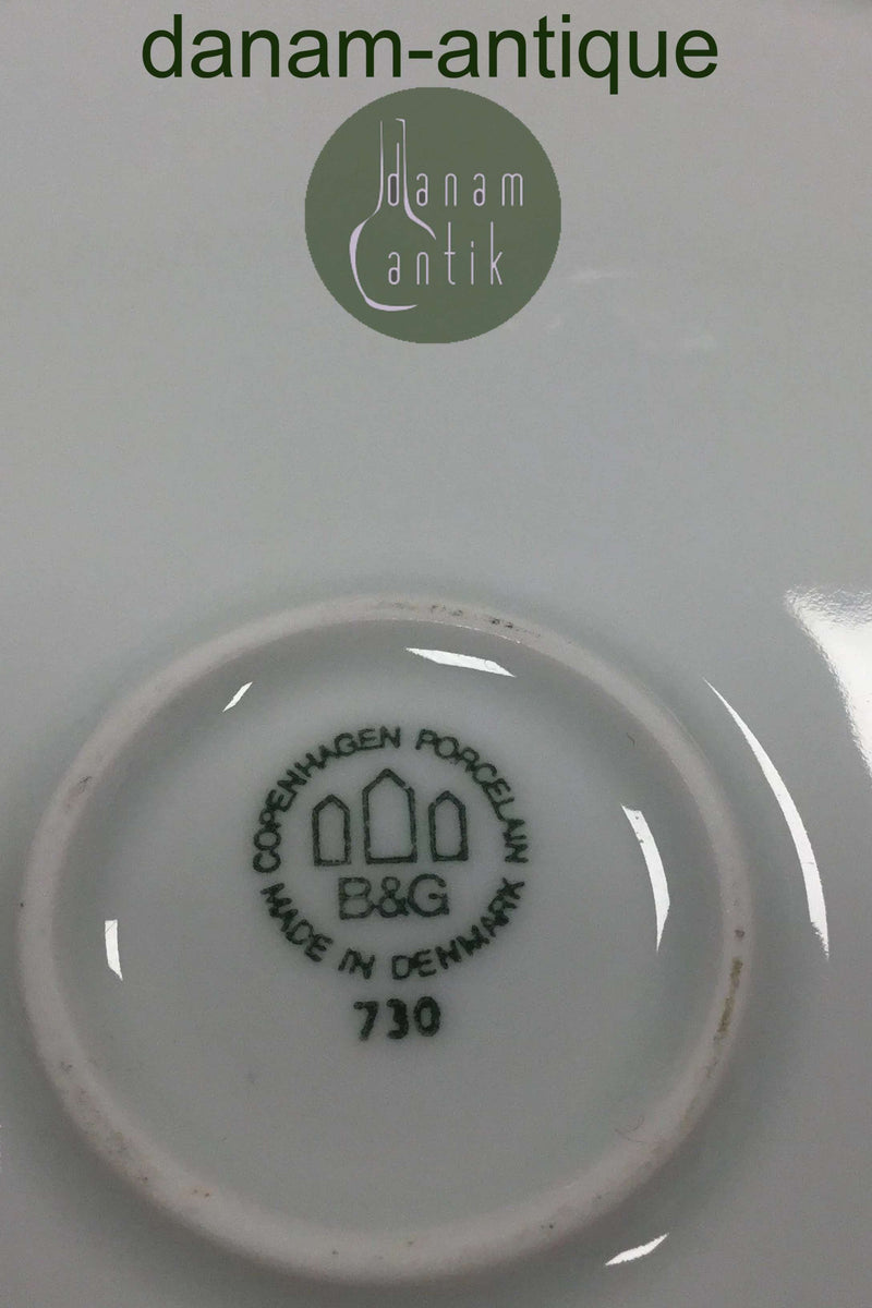 Bing and Grondahl Blue Tone Hotel Grill or Fondue Plate No 730