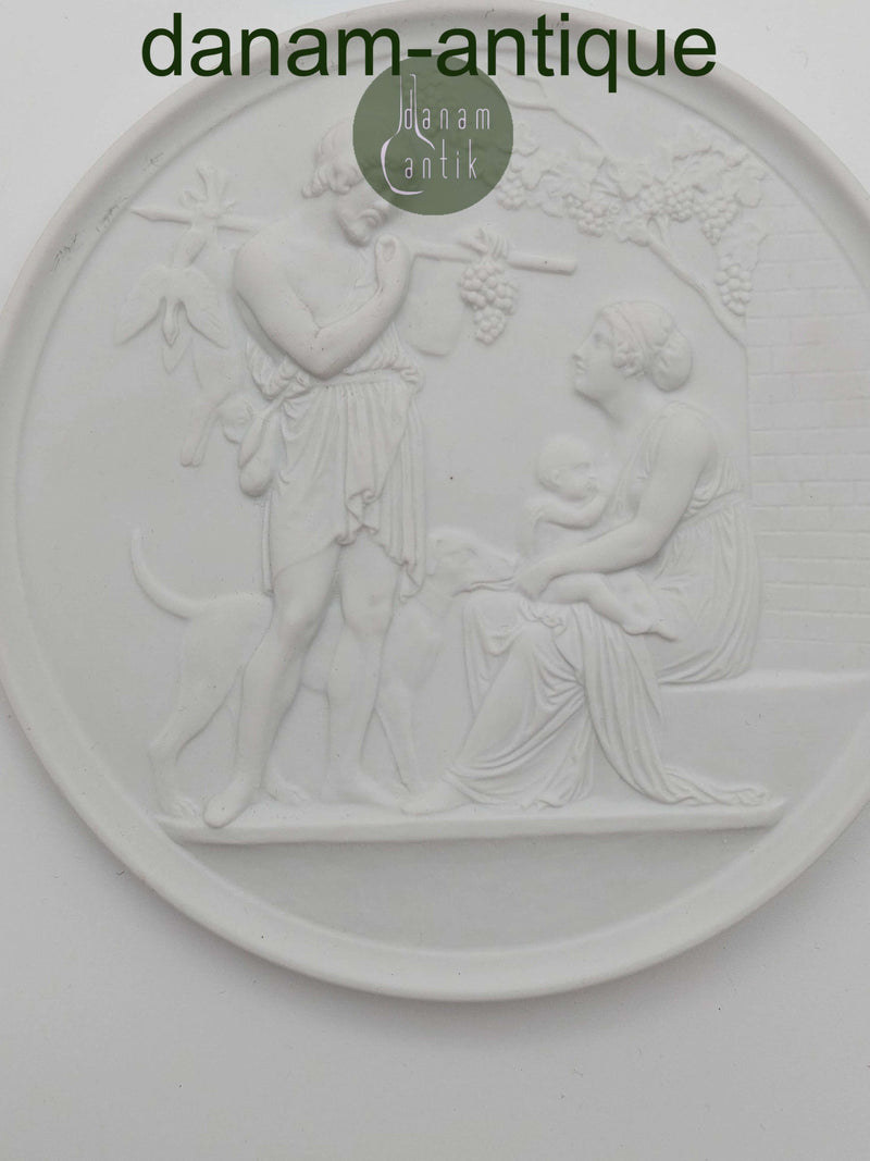 ビング＆グロンダール社製ビスキットプレート マンダム＆オータム 20世紀（No.118)