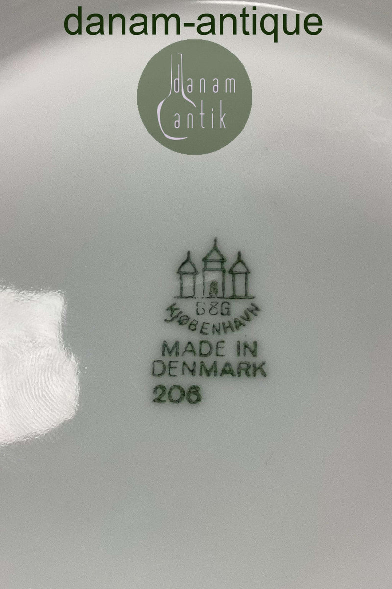 Bing and Grondahl Offenbach without gold Bowl on low foot No 206