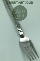 Lotus Silver Luncheon Fork W. &amp; S. Sorensen