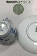 Bing og Grøndahl Sommerfugl med guld Kaffekop og Underkop No 102