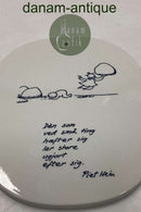 Royal Copenhagen Piet Hein Gruk Platte fra 1954