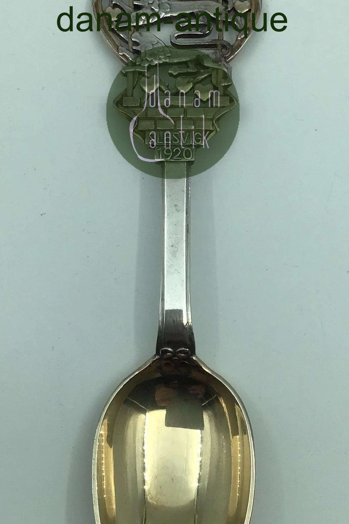 アントン ミケルセン　純銀製　デミタススプーン6客　七宝　ジョージジェンセン　銀 アントン ミケルセン 純銀製 デミタススプーン6客 七宝 ジョージ