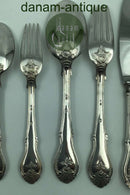 霍森斯银色洛可可式银质餐具套装（6人份）（30件