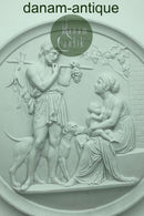 Thorvaldsen: Bing og Grøndahl bisquit platte "Mandom og efterår" (no. 118)