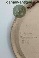 Små Peter Ipsen Terracotta Platter "Dagen" og "Natten" af Bertel Thorvaldsen