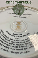 Bing and Grondahl Windjammer Plate Motif 1 by James E. Mitchell