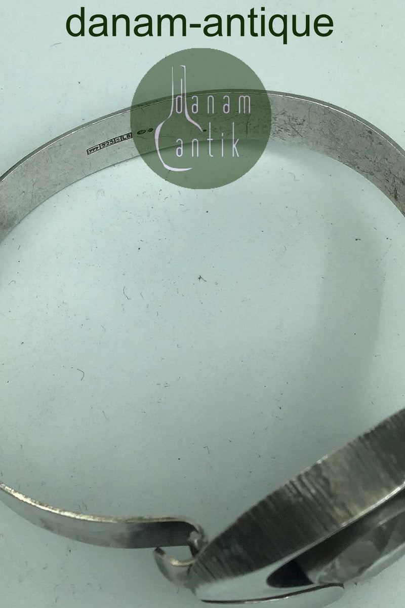 Sten og Laine, Finland, Sterling Sølv Armring, Bjergkrystal