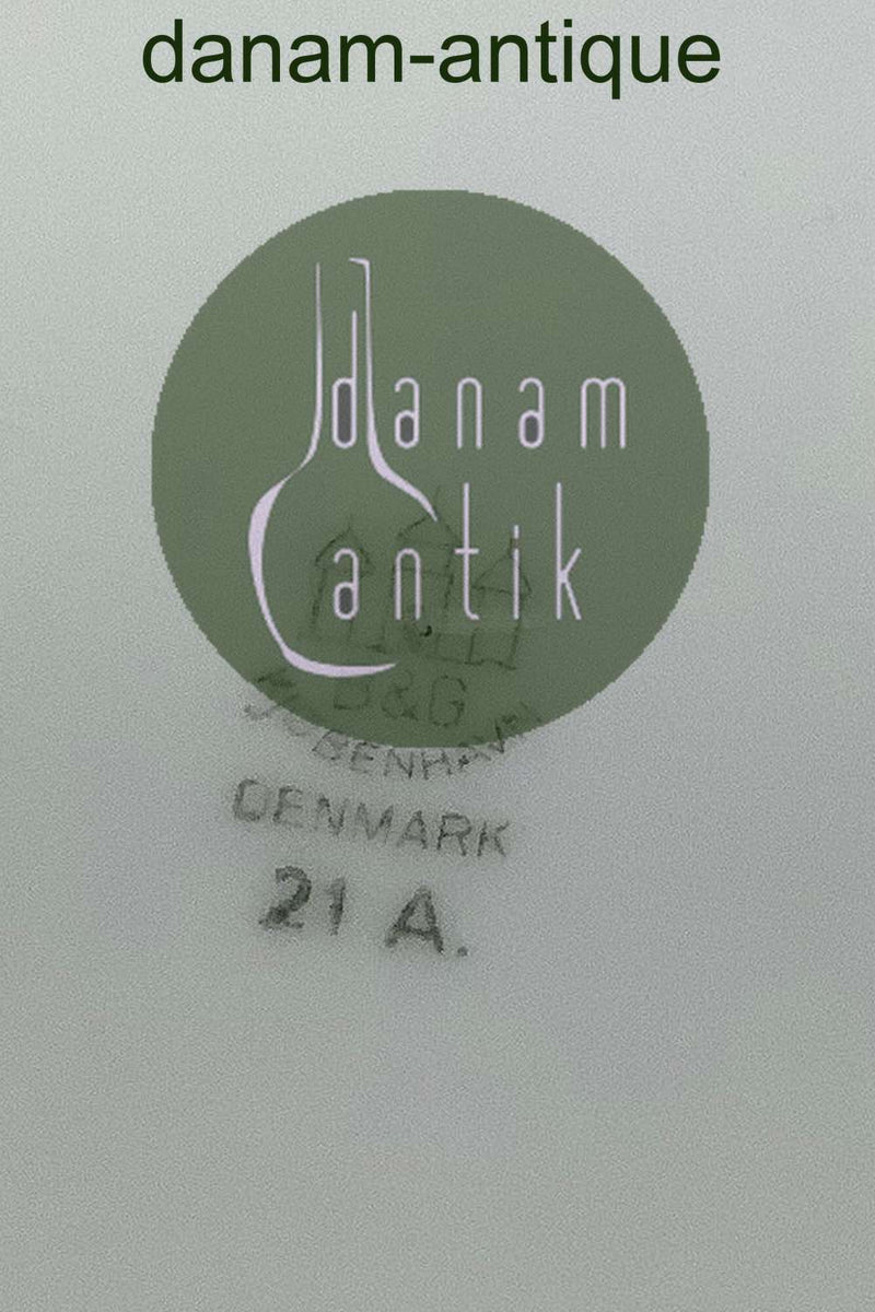 Bing og Grøndahl Elegance, Hvid Lille Rund Kompot Skål No 21A.  Måler 14 cm dia. / 5 33/64"