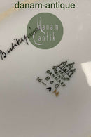 Bing and Grondahl Saxon Flower, White oval dish Shop sample No. 16