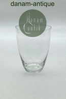 Weißes Kopenhagener See- oder Wasserglas aus der Glashütte Holmegaard