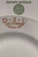 Bing und Grondahl Hotel Porzellan Essteller DSU Vesterbro