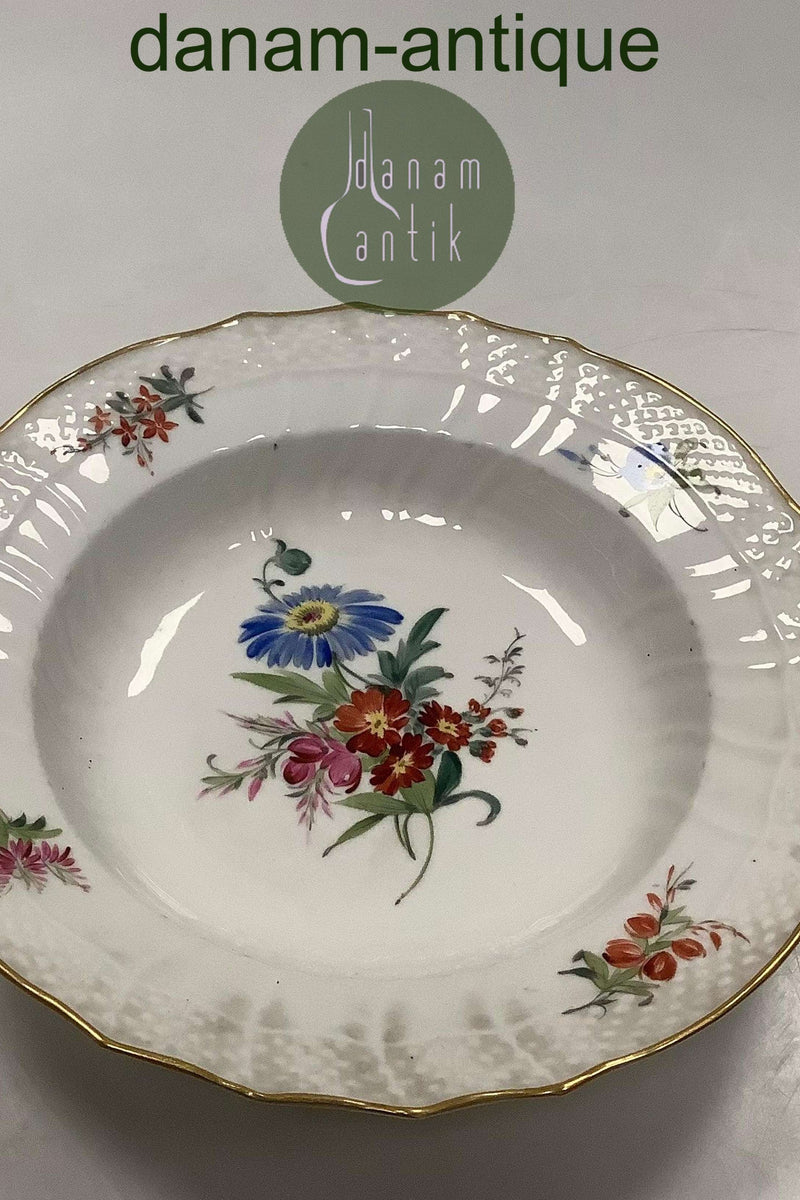 Antique Royal Copenhagen Light Saxon Dinner Plate