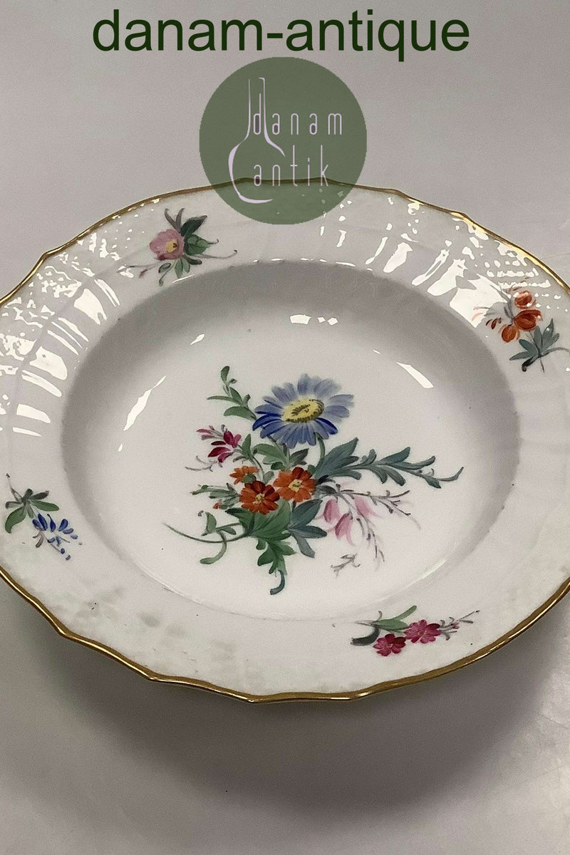 Antique Royal Copenhagen Light Saxon Dinner Plate