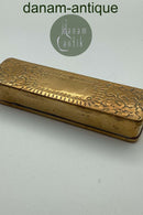 Schnupftabakdose aus Messing - Niederländisch aus dem Anfang des 19. Jahrhunderts