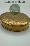 Ovale holländische Schnupftabakdose vom Anfang des 19. Jahrhunderts