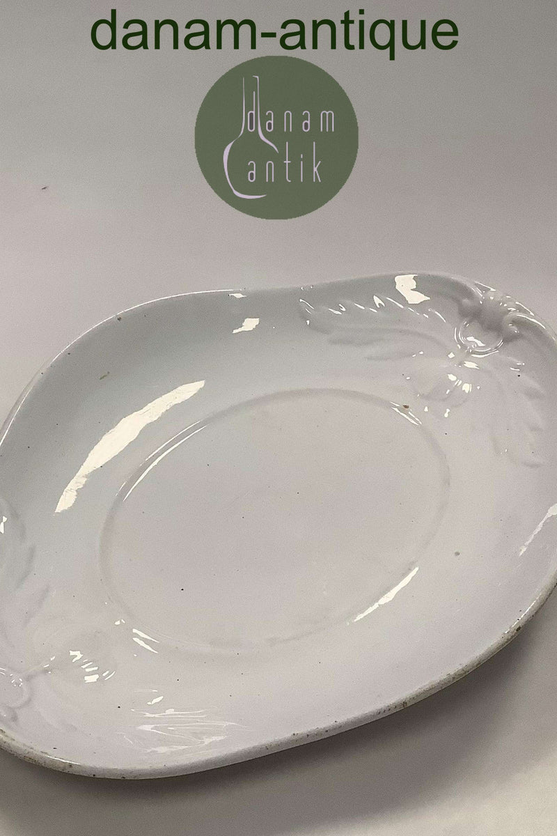 Aluminia Stort Hvidt underfad til Terrin