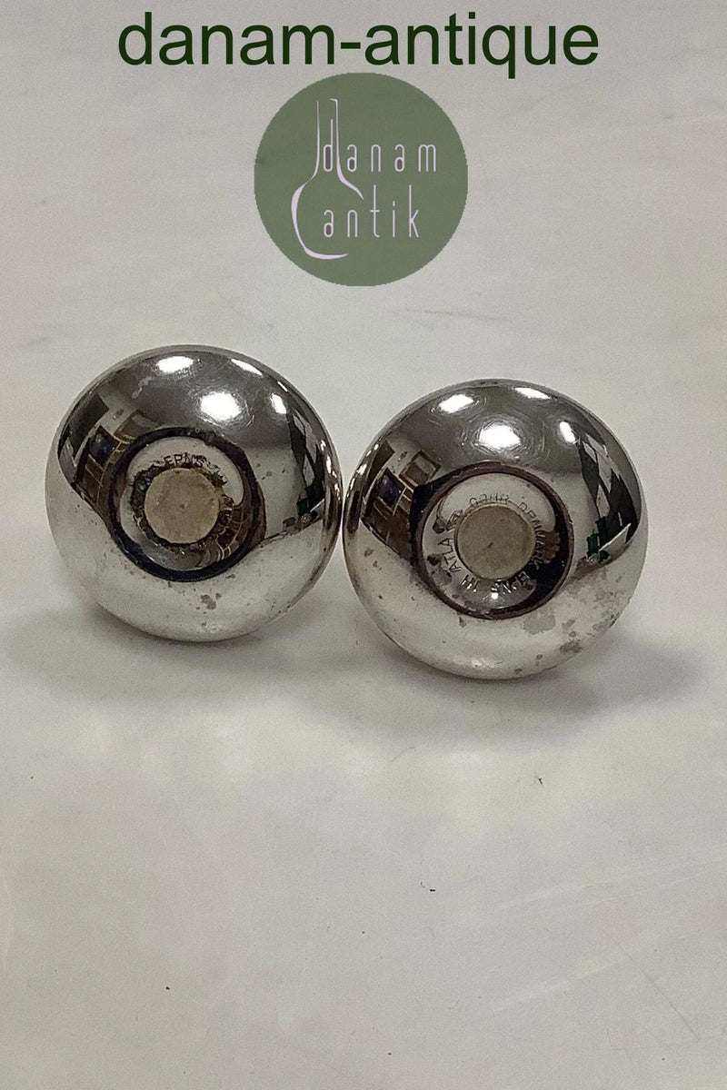 Moderne Cohr Sølvplet Salt og Peberbøsser