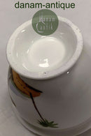 Fransk Kaffekop i Porcelæn malet med Kattedyr