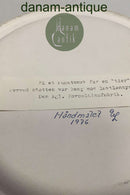 Royal Copenhagen Blue Fluted Cardboard Plate from 1976