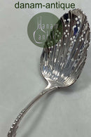 Dansk serveringsske i sølv