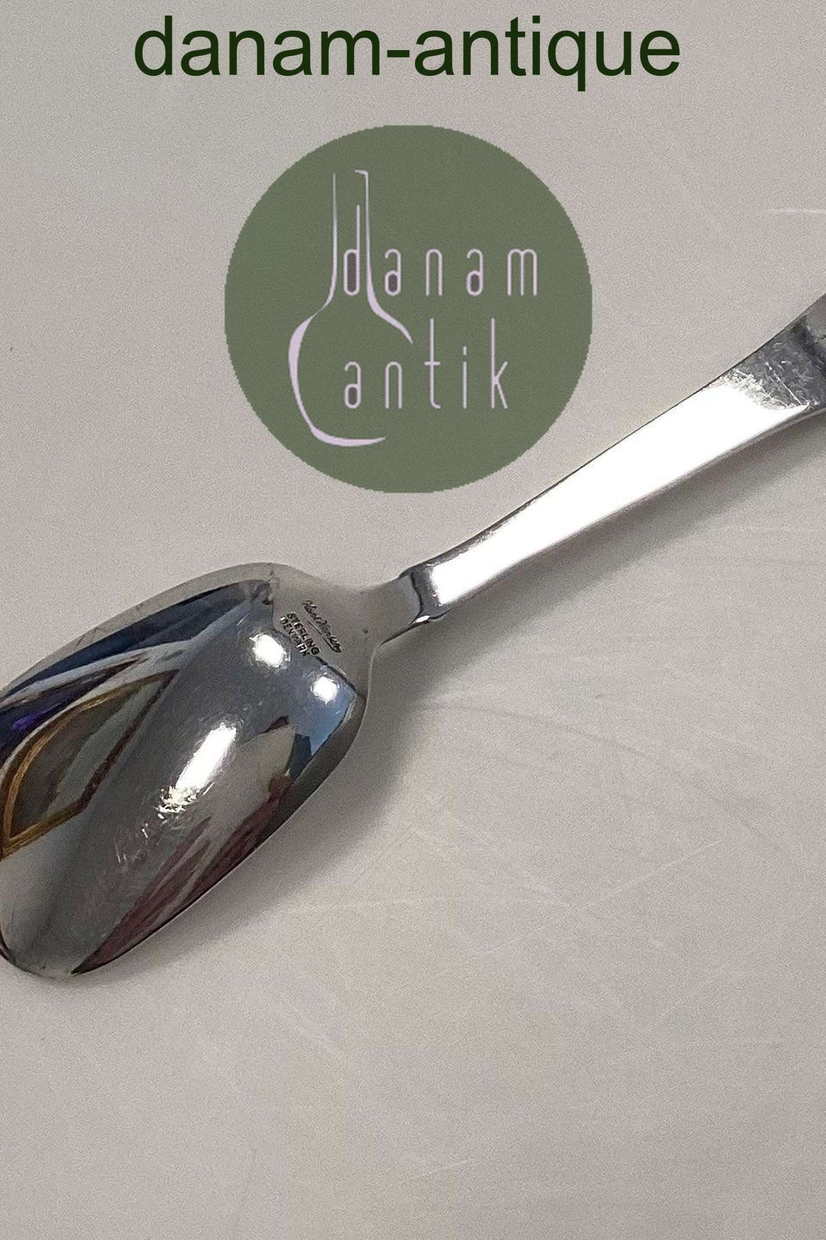 ハンセン No.5 スターリングシルバー スプーン（砂糖用