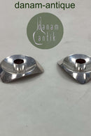 Par Bent Knudsen Sterling Sølv Lysestager No. 1050