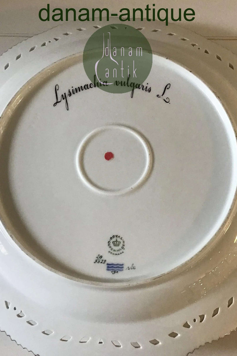 Royal Copenhagen Flora Danica Stor Rundt Gennembrudt Fad No 20/3528