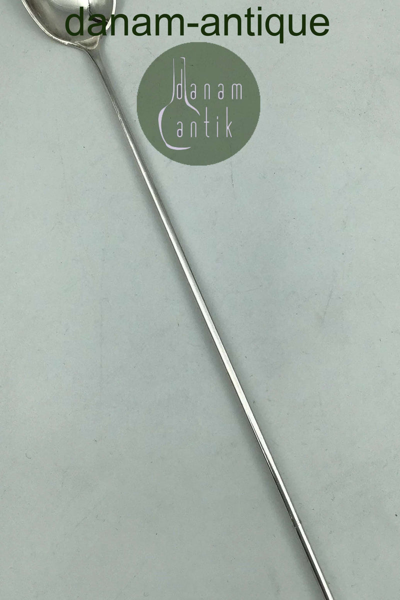 デンマーク王冠DGSスターリングシルバーカクテルスプーン