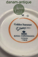 Royal Copenhagen Golden Summer / Gylden Sommer Bowl with Lid No. 161
