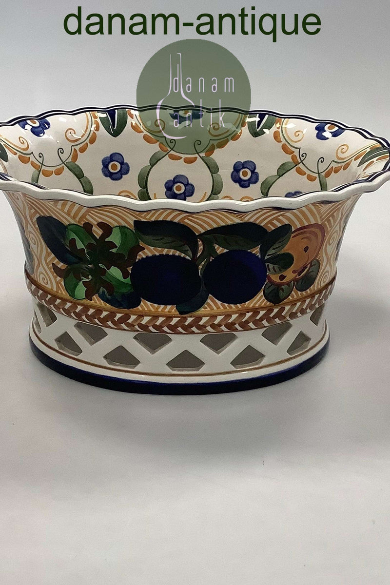 Aluminia Stor Jardiniere af Fajance No. 732/690