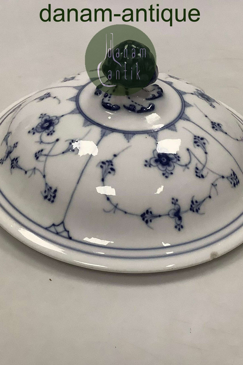 Royal Copenhagen Musselmalet Riflet Låg til Terrin