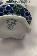 Royal Copenhagen Blaue geriffelte Vase mit Spitze Nr. 1016