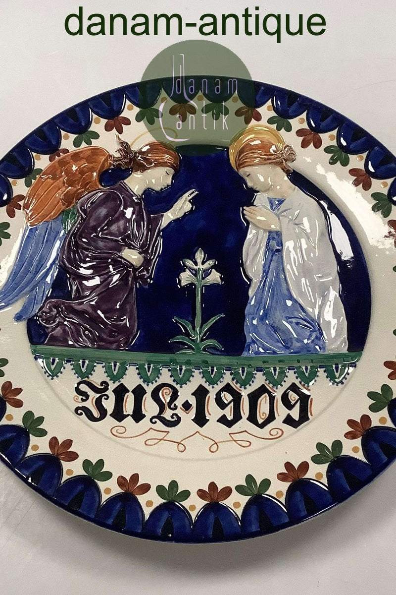 Aluminia Stor Juleplatte fra 1909