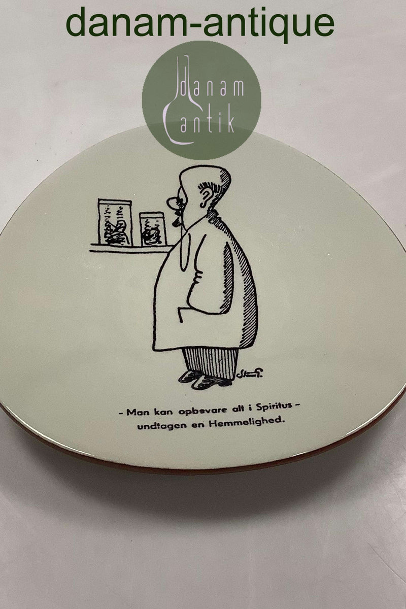 Storm P. Platte fra Knabstrup med Vittighed og tegning