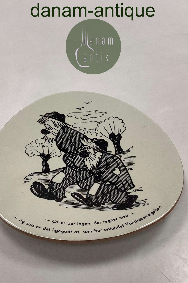 Storm P. Platte fra Knabstrup med Vittighed og tegning